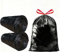 33 Gallon Black Drawstring Trash Bags 25 Count Heavy Duty Large Garbage Bags for Kitchen Office Yard