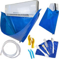 Mini Split Cleaning Bag for Home Air Conditioning Units Air Conditioner Cleaning Kit Mini Split Cleaning Kit for DIY Daily Cleaning of Wall-Mounted Air Conditioners (Blue Without Kettle)
