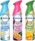 Febreeze Air Freshner Spray Limited Edition Fruit Scented Refills Spring &amp Summer Scents 3 pack (Limited Edition Fruit Spray 3 Pack)
