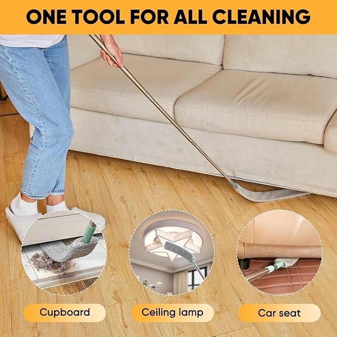 Telescopic Remover Machine Washable Fibers Household Accessory Flexible Crevice Dusters