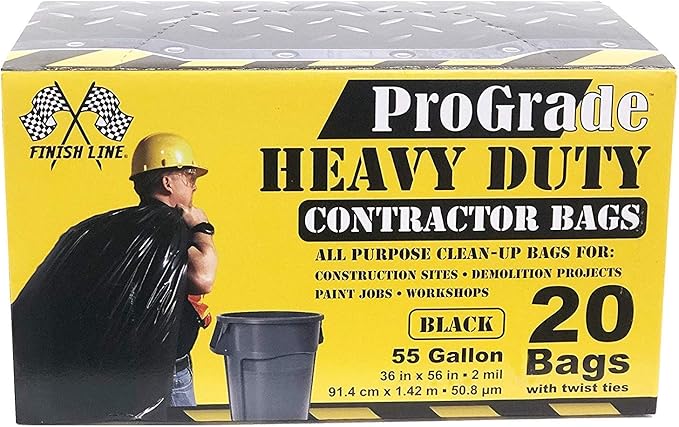 Reli. Contractor Bags 55 Gal (20 Ct) &amp 13 Gal Trash Bags (1000 Bags)