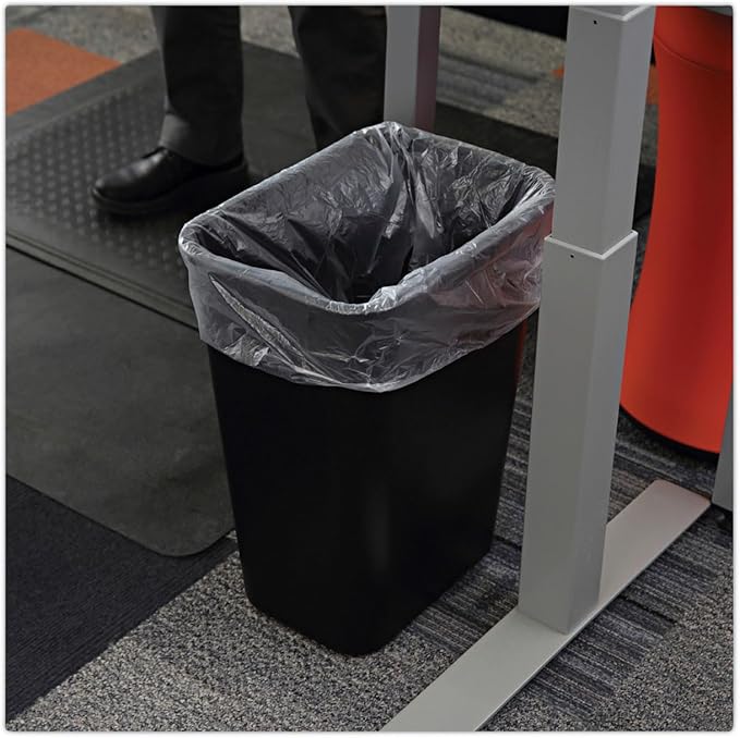 Light-Duty Trash Bags | 6–10 Gallon Natural Garbage Bags | 1000 Count Bulk Can Liners