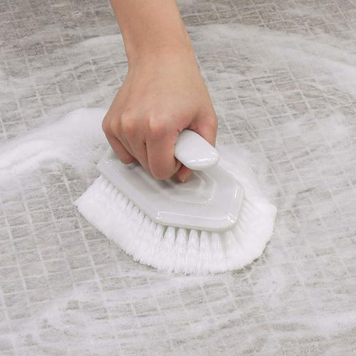 15 cm Width Bathroom Cleaning Brush White App 11.5 H x 7.8 W x H Corner Bath Brush Works Tile Floor Grout for BT – 120