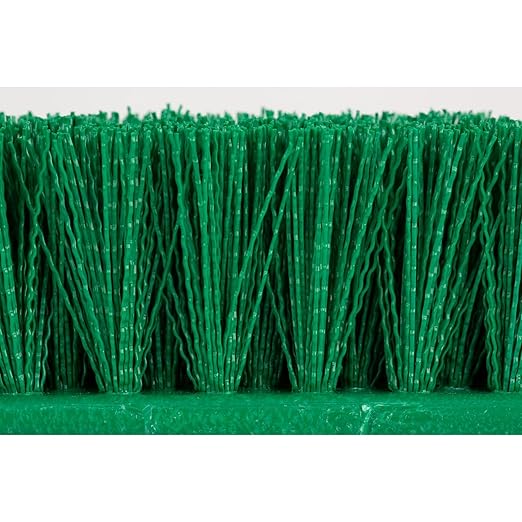 SPARTA Multi-Level Tile Scrub Brush 12 Wide Brush Head Heavy-Duty Tile Cleaning Brush with End Bristles for Commercial Tiles Tubs and Floor Plastic 12 Inches Green