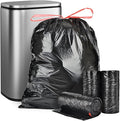 15-18 Gallon Black Trash Bags with Drawstring (102 Count) Fit 16 17 Gal High Density Large Garbage Bags Strong Plastic Trash Can Liners for Kitchen Lawn Commercial