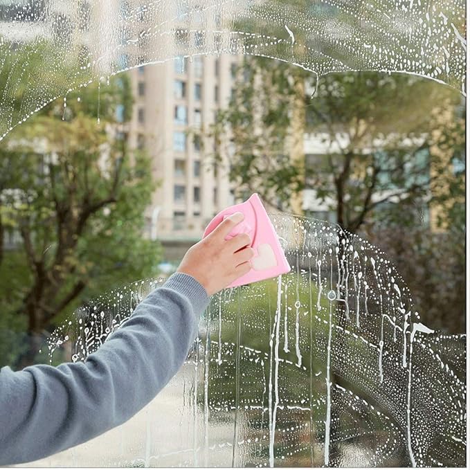 Window Cleaner Double-Sided Magnetic Glass Wiper Glider Glass Cleaning Tools for High-Rise Single Glazed Windows
