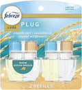 Feb-reze Plug In Refills New Spring Limited Edition Plug In for Odor-Fighting Fade Defy PLUG Air Freshener (2) Count of 0.87 fl oz Refills (Warm Ocean Breeze)