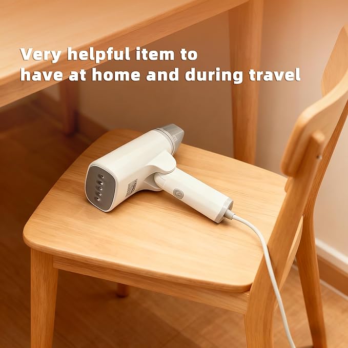 Handheld Garment Steamer Travel Steamer Iron For Clothes Light Weight Foldable and Portable Iron 10s Heat Up Quick Wrinkle Removal 1300W 110V