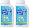 Pipeline Dredging Agent Drain Clog Remover Powerful Unclog Sink Drain Cleaner for Kitchen Bathroom Sinks Tubs Pipe Cleaning Tool (2PCS)