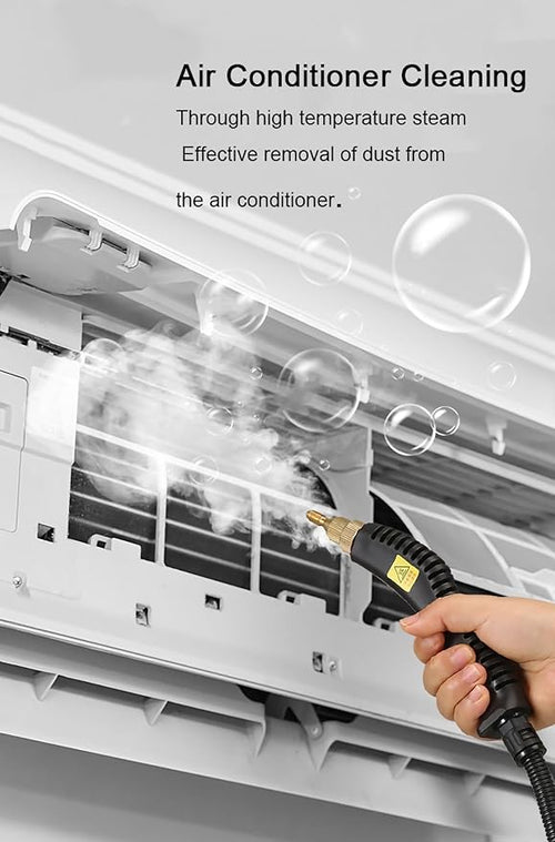 1600W High pressure steam cleaners 1000ml Handheld Steam Cleaner Machine Portable Multifunctional High-Temperature Steam Cleaner for Air Conditioner Washing Machine Microwave Oven (Color : White)