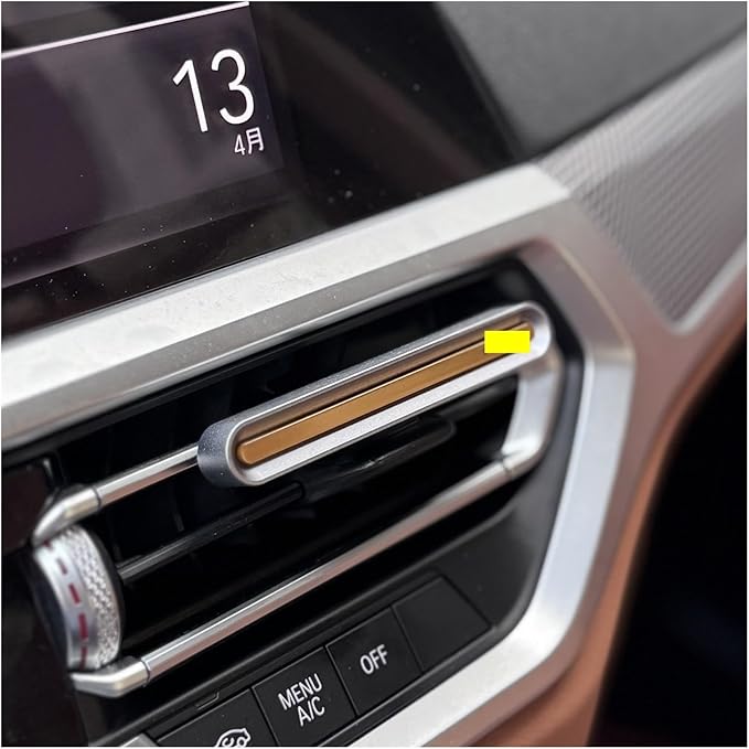 1pc Car Fragrance Diffuser - Long Lasting Alloy Air Freshener for Aromatherapy &amp Car Interior Decoration(C)