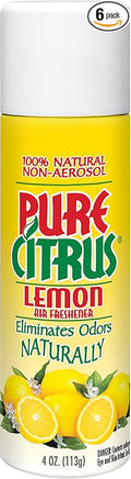 All-Natural Non-Aerosol Odor Eliminator (Lemon) (Pack of 6)