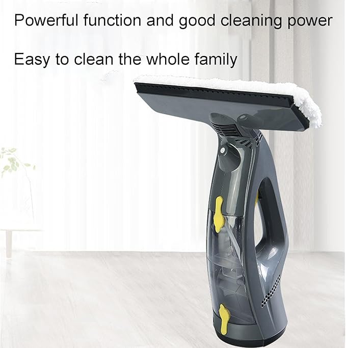 Wireless Hand-held Window Cleaner Multi-Function Wet and Dry Glass Cleaner Ergonomic Handle Plastic Hose Design Window Cleaning Equipment