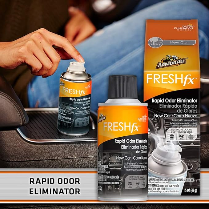 Armor All Car Air Freshener and Purifier - Odor Eliminator for Cars &amp Truck New Car Fogger Pack of 6 18507