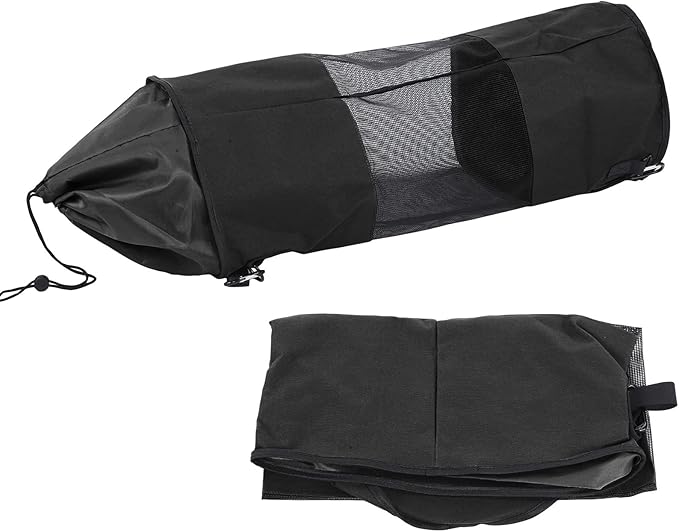 Boat Trash Bags Waterproof Reusable Mesh Garbage Storage 33.1 Inch Height 10.2 Inch Diameter - Lightweight Durable Oxford Cloth Convenient Outdoor Camping and Boating Use