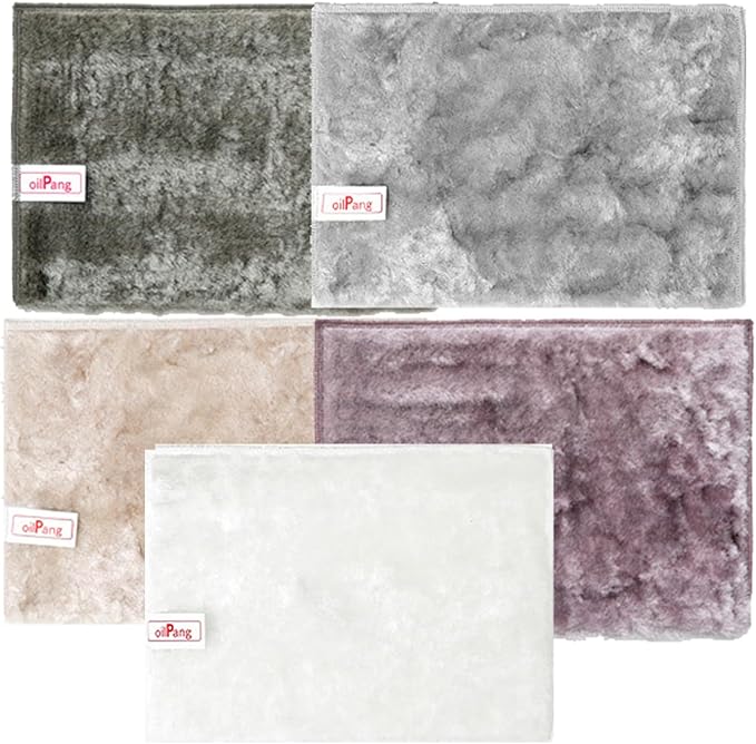 5 PCS Medim Size Eco-Friendly Viscose Dish Cloths for Kitchen Cleaning - Scrubber Washcloth (5 Medium)