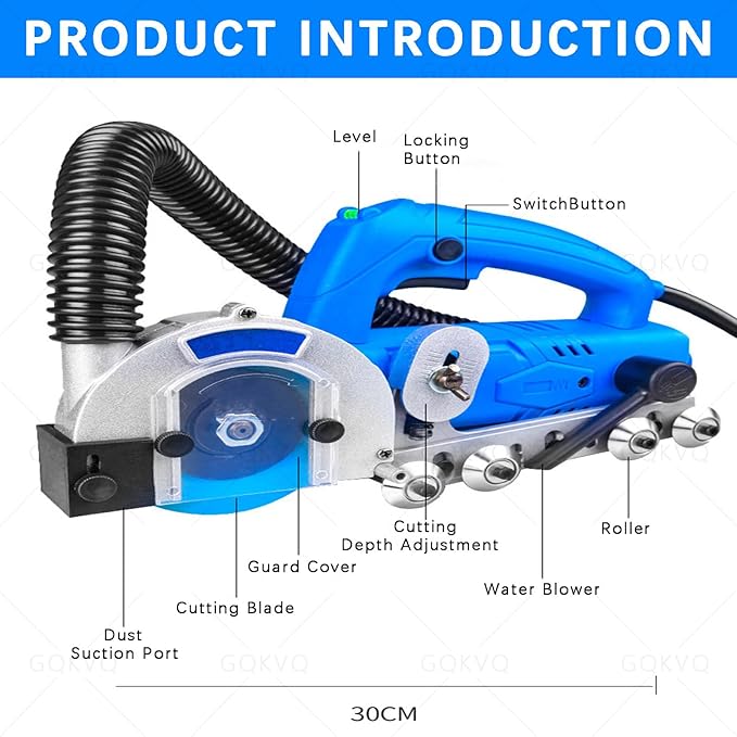 Professional Grout Removal Machine9000r/min Tile Joint Cleaner Tile Joint Cleaning MachineFloor DIY RegroutingTile Grout Remover Machinewith 100mm Blade