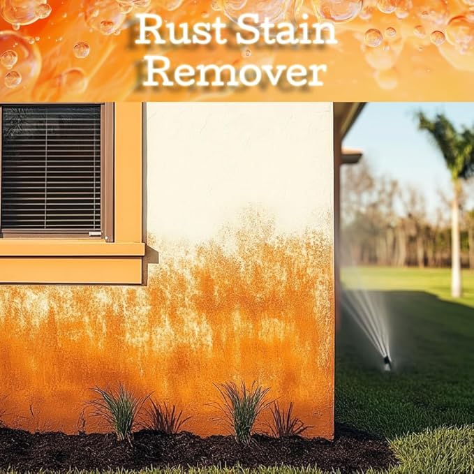 Force 5 SHIPN'SHORE Rust Stain Remover Instant Hull Cleaner Vinyl Fabric Metal &amp Painted Surfaces - Removes Sprinkler Stains from Walls and Fences Instantly.