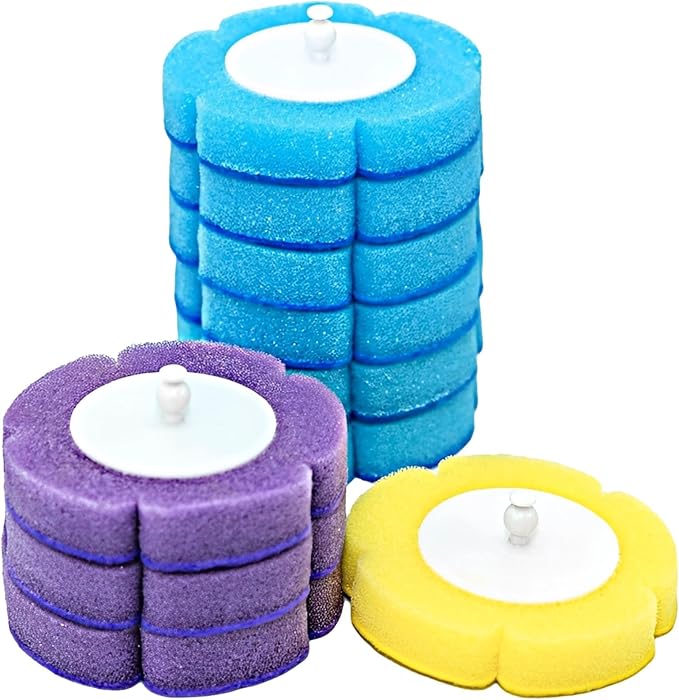 Pre-Soaked Refills For Toilet Cleaning: 48 Disposable Brush Heads Bowl Cleaner Pads