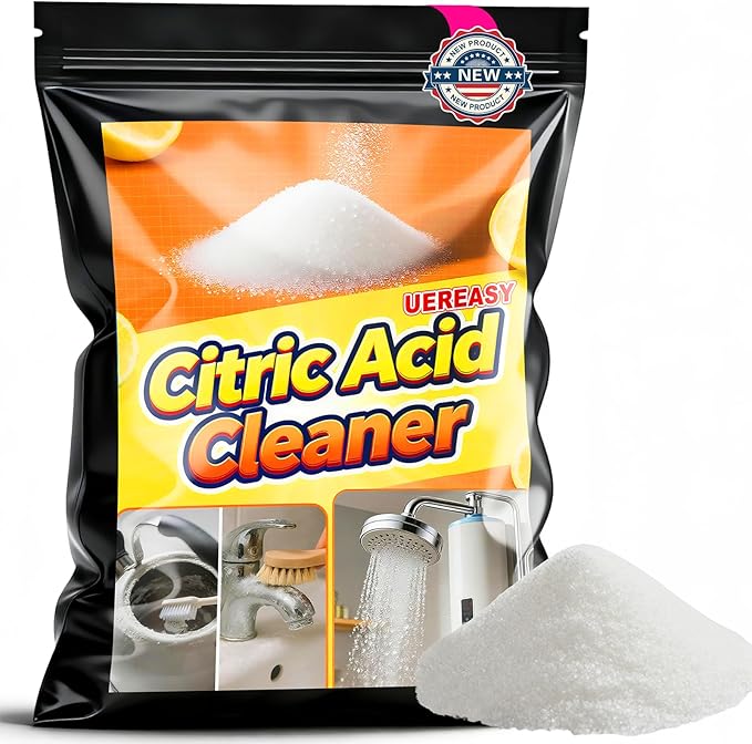 Distiller Descaler Citric Acid Cleaner 2 Lb Bulk for Cleaning Water Distillers Pure Citrus Acid Crystals Universal Residue Descaling Portable Distiller Kettle Boiler Dispenser (32 oz)