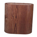 Narrow Bathroom Trash Can with Lid Wood Grain Wastebasket for Kitchen Bedroom Office Odor-Resistant PP Garbage Bin for Small Spaces and Easy to Clean