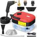 2500W Steam Cleaner for Home &amp Car 15s Heat-Up Handheld Steamer for Cleaning 1.2L Portable High Steam Cleaners 6-Level Steam Control with 14 pcs Accessories Kit for Car Floors Couches Grout