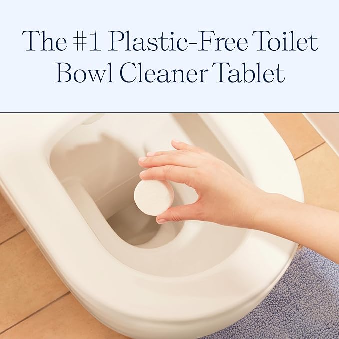 BLUELAND Dishwasher &amp Toilet Cleaner Duo | Dishwasher Detergent Tablet Starter Set | Toilet Bowl Cleaner Starter Set | No Harsh Chemicals Plant-Based | Natural Sustainable
