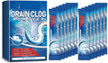 12-Piece Drain Unclogging Powder Set - Kitchen &amp Toilet Cleaner Sewer Blockage Dissolving and Unclogging Agent(2PCS)