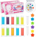 Toilet Gel 120 Count 9 Kinds Of Scent Toilet Gel Stamp Toilet Bowl Cleaners