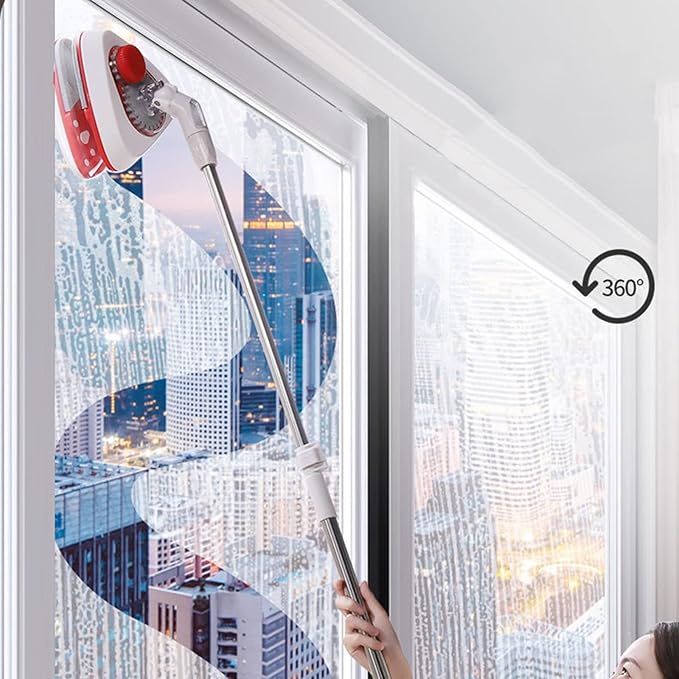 Glass Cleaning Tools Double-Sided Window Cleaner Glass Wiper Adjustable Magnetic Cleaning Tools with Telescopic Rod5~25mm