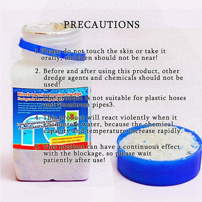 fish Pipe Dredge Deodorant Quick Foaming Toilet Pipe Cleaners Magic Bubble Bombs Sink and Drain Pipe Dredging Power Agent for Kitchen Sink Fast Dredge Deodorant Tool…