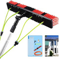 5-12m Window Cleaning PoleWater Fed Telescopic BrushExtendable Cleaner Conservatory Roof Cleaning Photovoltaic and Solar Panels