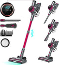 S3P Cordless Vacuum Cleaner 45kPa Powerful Suction Vacuum Cleaners for Home 55-Min Runtime Rechargeable Stick Vacuum Self-Standing for Pet Hair Carpet Hard Floor LED Display