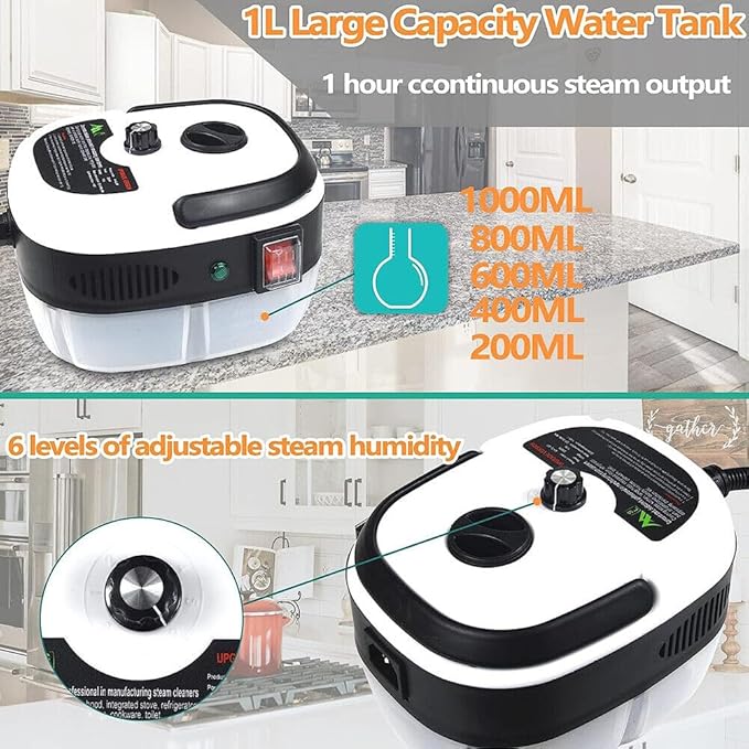 2500W High Temperature Pressurized Steam Cleaner Kitchen Portable Handheld