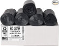 Aluf Plastics 56 Gallon 1.25 MIL (eq) Black Heavy Duty Garbage Bags With BioFlex Technology - 43 x 47 - Pack of 100 - For Industrial Recycling Storage &amp Outdoor