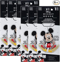 Plasticolor Disney Mickey Mouse Wiggler Air Freshener Fun Hanging Car Accessory Vanilla Scent 6 Pack