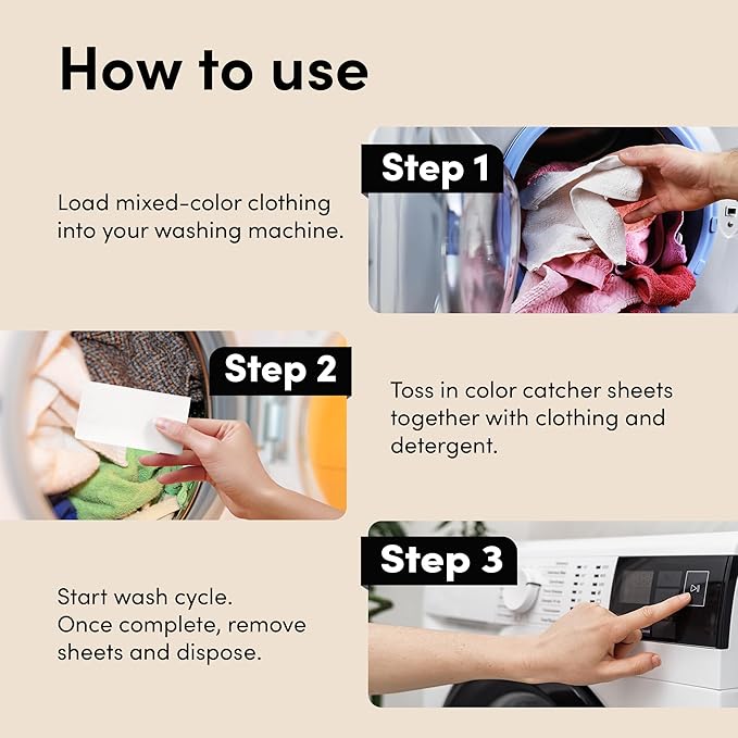 Zero Trace Color Catcher Sheets and Fresh Scent Laundry Bundle