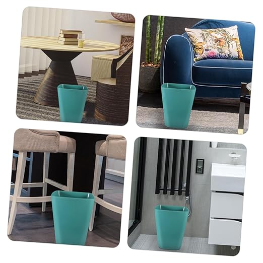 2Pcs Plastic Trash Cans Large Capacity Open Top Garbage Bins for Kitchen Bathroom Office Thickened Material Wastebaskets for Household Organization