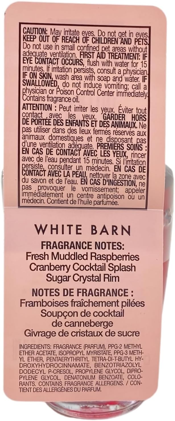 Bath &amp Body Works Merry Berry Martini 2 Wallflowers Home Fragrance Refill Bulbs with Natural Oats Soap Sample
