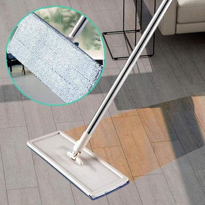 Automatic Spin Mop Free Hand Washing Ultrafine Fiber Cleaning 360° Rotation Microfiber Flat Squeeze Bucket