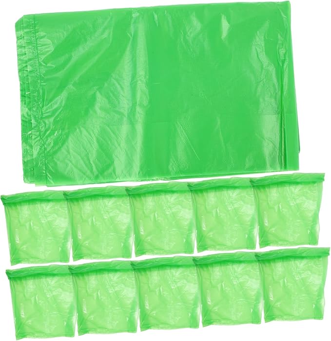 50pcs Thickened Tear-resistant Plastic Trash Bags Large Capacity Garbage Liners for Kitchen Bathroom Home Use PE Material Multipurpose Waste Bags