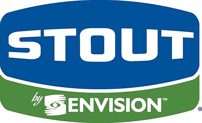 Stout P4045K20 Trash Garbage Bags 45gal 2mil 40 x 45 Black 65/Box