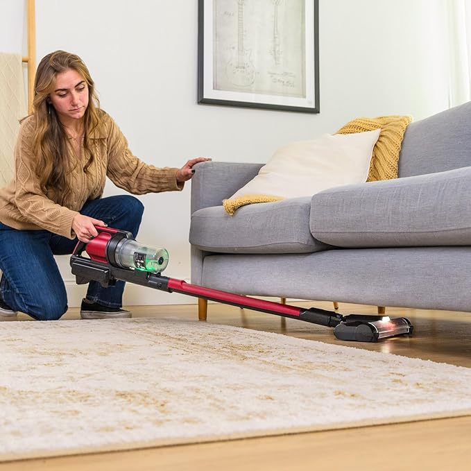 Bundle of IRIS USA Hydro-Clean 1000mL Chemical-Free Spot Cleaner for Carpet Upholstery Sofa Mattress + IRIS USA Cordless Vacuum Cleaner 50-Min Runtime 230W for Carpet Hard Floor Tile