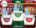 Febreeze Winter Limited Edition Plug in Holiday Mix Scented Refills 3 pack (Holiday Winter 3 Pack)