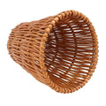 Eco-Friendly Wicker Trash Can Stylish Rattan Wastebasket for Bathroom Bedroom Kitchen and Office Versatile Woven Storage Basket with Decorative Design