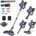 Cordless Vacuum Cleaner Upgraded 40Kpa Stick Vacuum Cleaners for Home 8 in 1 Lightweight with Self-Standing 1.5L Dust Cup &amp Anti-tangle Rechargeable Vacuum for Hard Floors Carpets Pet Hair