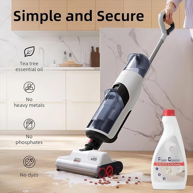 480mL Floor Cleaning Solution For Mopping Machine. Compatible With Roborock Dyad/Dyad Pro/S7 Pro Ultra. Quick Floor Cleaning Solution(480ml 5pc)