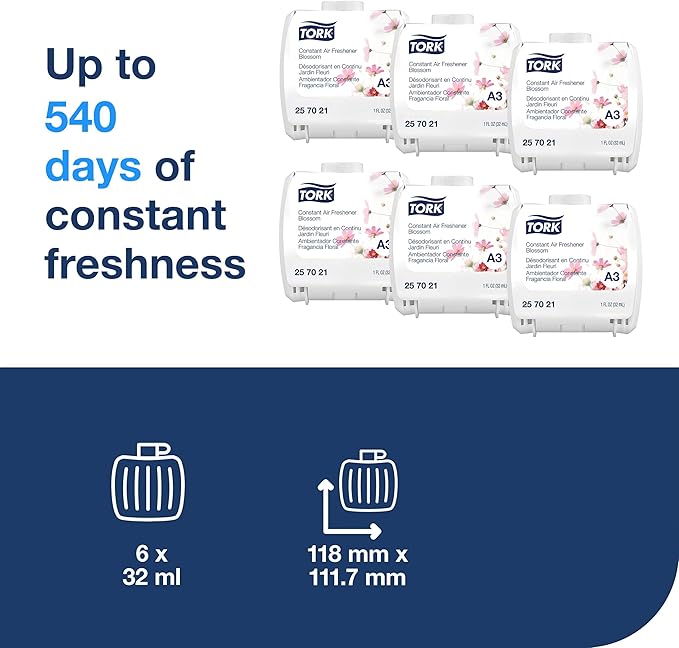 Tork Constant Air Freshener Refill Blossom A3 6x32mL 257021