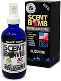 Scent Bomb Air Freshener Spray Long-Lasting Odor Eliminator for Home &amp Car Effective Deodorizer for Kitchen Bathroom Fresh Room Spray &amp Smell Neutralizer Black Bomb Scent