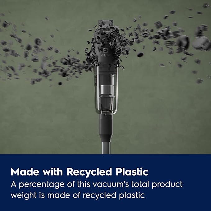 Electrolux Ultimate700 Cordless Stick Vacuum with PowerPro Bristle Nozzle and High Suction Power 50-Minute Run Time 4 Power Modes Granite Gray